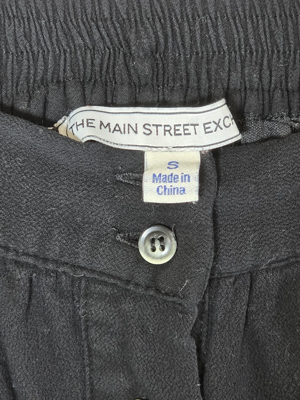 The Main Street Exchange 'SKYE' Black Button-Front Midi Skirt - Picture 5 of 6